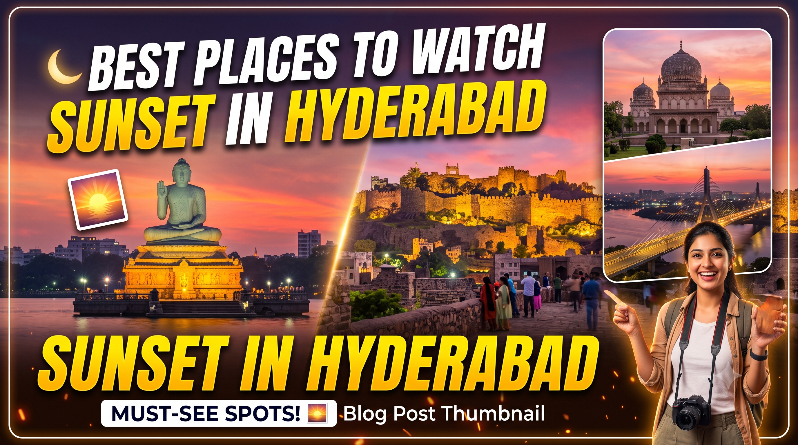 π
Best Places to Watch Sunset in Hyderabad